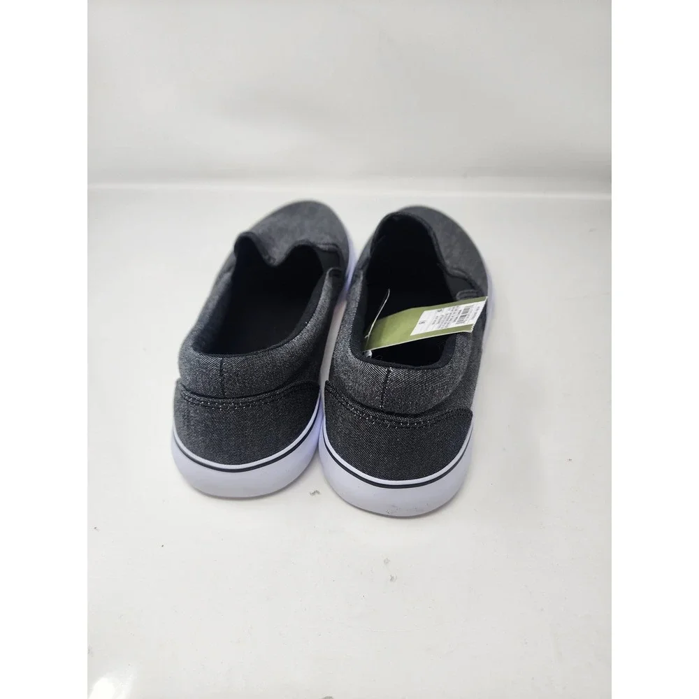 Goodfellow & Co Mens Phillip Slip On Sneakers Gray Canvas Casual Size 9.5